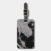 Zuid-Oost-Azië: bagagelabel (Voorkant verticaal)