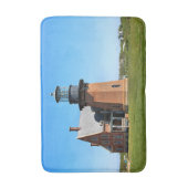 Zuid-oostelijke vuurtoren, Block Island RI badmat (Voorkant Verticaal)