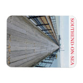 Zuid-op-Zee pier koelkast magneet (Horizontaal)