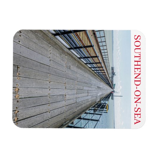 Zuid-op-Zee pier koelkast magneet (Horizontaal)