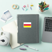 Zuid-Ossetië vlag Sticker (iPad Cover)