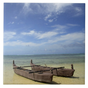 Zuid-Pacific, Frans-Polynesië, Moorea. Tegeltje