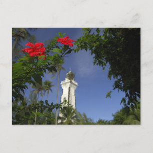 Zuid-Pacific, Frans-Polynesië, Tahiti. Hibiscus 3 Briefkaart