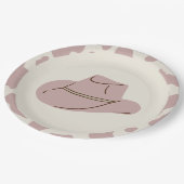 Zuid-Rodeo Roze Cowgirl Bord Birthday Paper (Gekanteld)