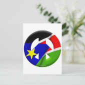 Zuid-Soedan Briefkaart (Staand voorkant)