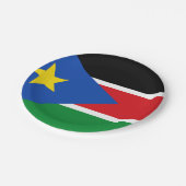 Zuid-Soedan vlag Papieren Bordje (Gekanteld)