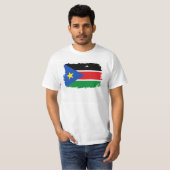 Zuid-Soedan vlag T-shirt (Voorkant volledig)