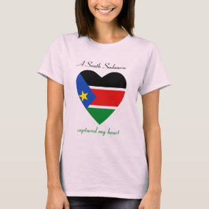 Zuid-Soedan Vlaggenliefje T-Shirt