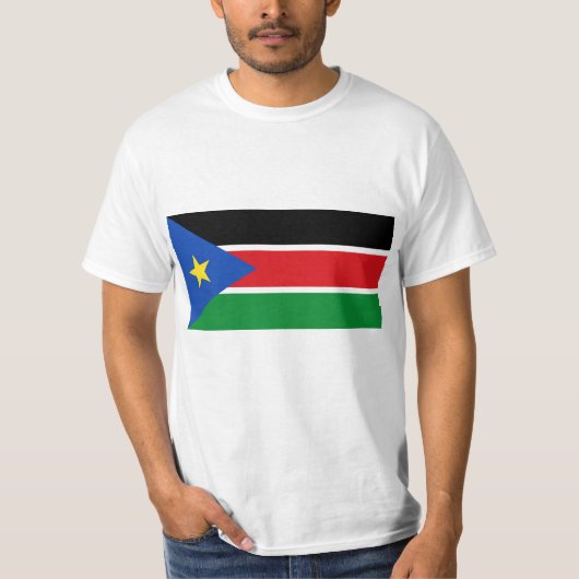 Zuid-Soedanese vlag op T-shirts en cadeautjes (Voorkant)