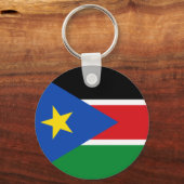 zuid - soedanese vlag sleutelhanger (Voorkant)