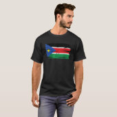 Zuid-Soedanese vlag T-Shirt (Voorkant volledig)