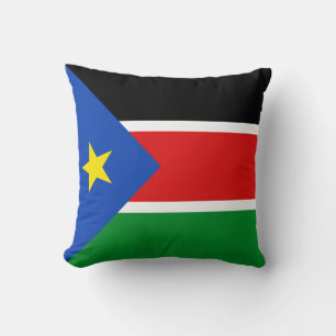 Zuid-Soedanese Vlag x Vlag Kussen