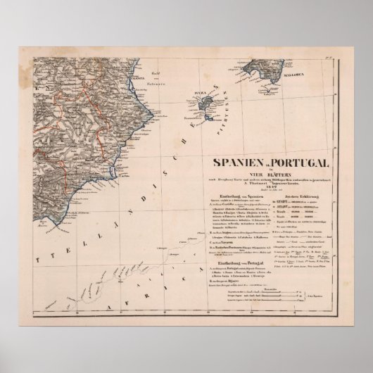 Zuid-Spanje Poster (Voorkant)