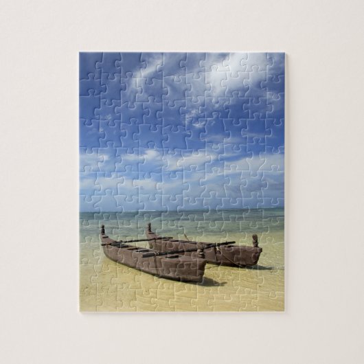 Zuid-Stille Oceaan, Frans-Polynesië, Moorea. Legpuzzel (Verticaal)