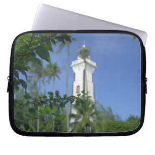 Zuid-Stille Oceaan, Frans-Polynesië, Tahiti. Hibis Laptop Sleeve