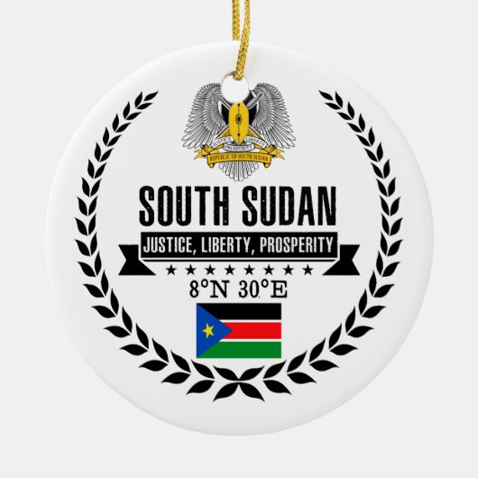 Zuid-Sudan Keramisch Ornament (Voorkant)