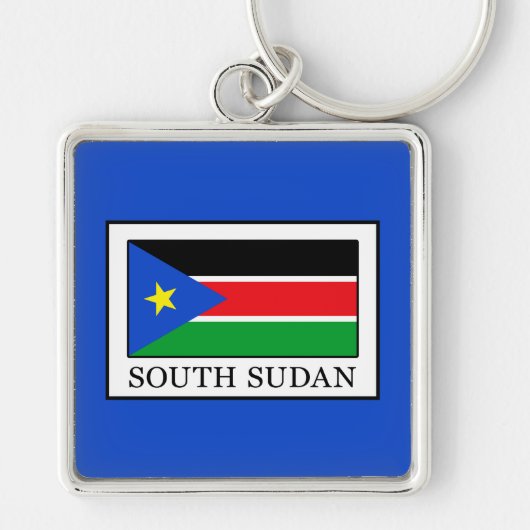 Zuid-Sudan Sleutelhanger (Voorkant)