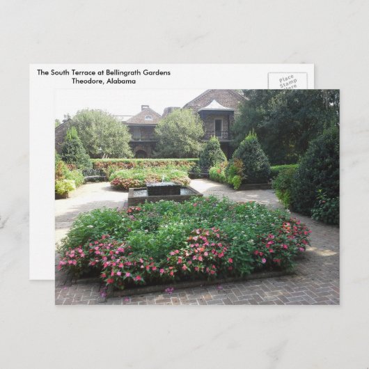 Zuid-Terras in Bellingrath Briefkaart (Voorkant / Achterkant)