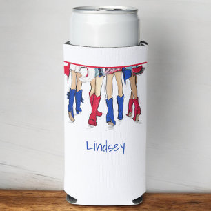 Zuid-Texas Dames Mode Cowboy Laarzen Blauw
