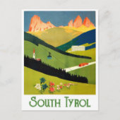 Zuid-Tirol, Oostenrijk Briefkaart (Voorkant)