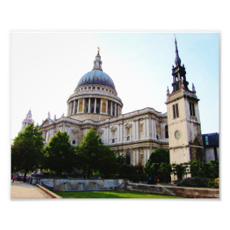 Zuid-Uitzicht van St. Paul's, Londen Foto Afdruk