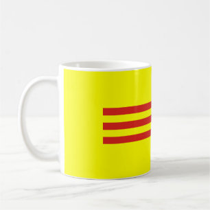 zuid - vietnam vlag koffiemok
