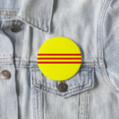 zuid - vietnam vlag ronde button 7,6 cm (In situ)