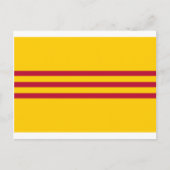 Zuid-Vietnamese vlag - Vietnam Cờ vàng ba sous đ) Briefkaart (Voorkant)