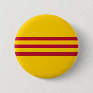 Zuid-Vietnamese vlag - Vietnam Cờ vàng ba sous đ) Ronde Button 5,7 Cm