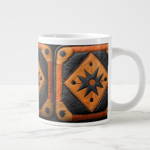 Zuid-West Mooie Country Style Leather Extra Grote Beker