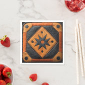 Zuid-West Mooie Country Style Leather Servet (Insitu)