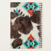 Zuid-Western Koeienhuid Atzec Pattern Planner (Achterkant)