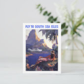  Zuid-Zee Isles Travel Briefkaart (Staand voorkant)