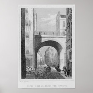 Zuidbrug van de Cowgate Poster