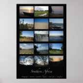 Zuidelijk Afrika Poster (Voorkant)