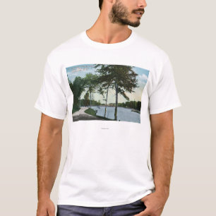 Zuidelijk Blvd-Uitzicht van Central Park en Lake T-shirt