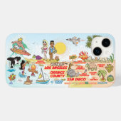 Zuidelijk Californië Case-Mate iPhone Case (Achterkant (horizontaal))