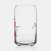 Zuidelijk citaat dat hond niet op roze rood plezie blikvorm glas (Links)