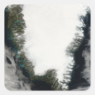 Zuidelijk Groenland Vierkante Sticker
