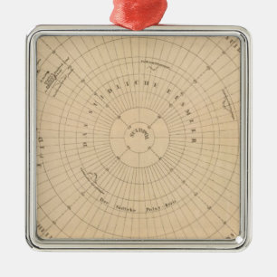zuidelijk halfrond, Antarctica Metalen Ornament