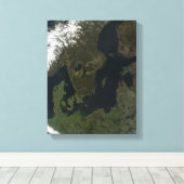 Zuidelijk Scandinavia Canvas Afdruk (Insitu (Houten vloer))