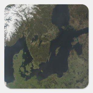 Zuidelijk Scandinavia Vierkante Sticker