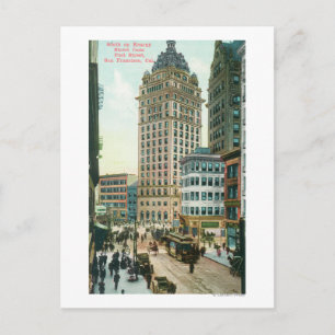 Zuidelijk Uitzicht op Kearny St. Briefkaart