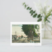 Zuidelijk Uitzicht van Auburn Street Briefkaart (Staand voorkant)