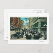 Zuidelijk Uitzicht van Broadway vanaf 6th Street Briefkaart (Voorkant / Achterkant)