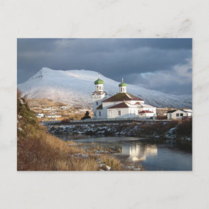 Zuidelijk Uitzicht van de Russisch-orthodoxe kerk Briefkaart