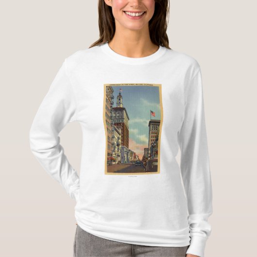 Zuidelijk Uitzicht van First Street T-shirt (Voorkant)