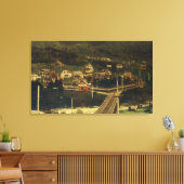 Zuidelijk Uitzicht van het Gedeelte van het Verbli Canvas Afdruk (Insitu (Woonkamer))