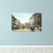 Zuidelijk Uitzicht van Wall Street Canvas Afdruk (Insitu (Houten vloer))