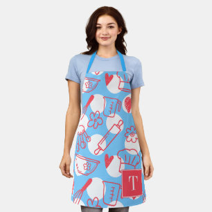 Zuidelijke Bak Polka Dot Patroon Recept Schort